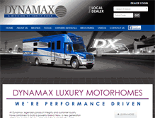 Tablet Screenshot of dynamaxcorp.com